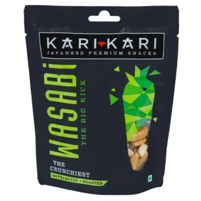 KARI KARI Rice Crackers Peanut Mix - Wasabi 50g | Genki Mart